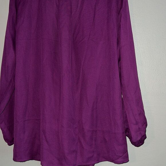 Venus wrap style semi sheer blouse size 14 - Picture 8 of 9